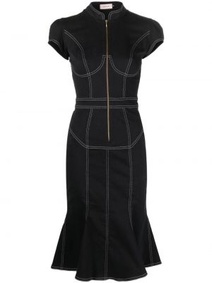 Džínové šaty Murmur černé