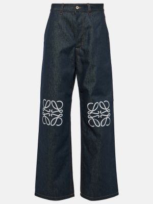 Voľné džínsy Loewe modrá