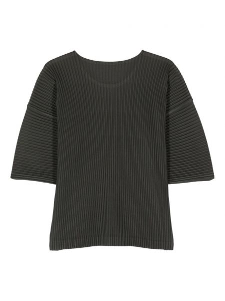Plisuotas marškinėliai Homme Plissé Issey Miyake pilka