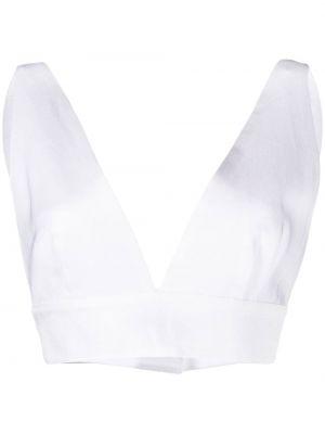 Ärmlös crop top Sandro vit