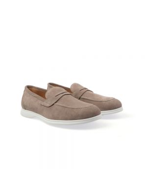 Loafers Kiton beżowe
