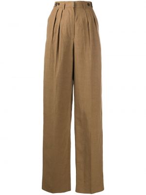 Pantalones de cintura alta Jean Paul Gaultier Pre-owned marrón