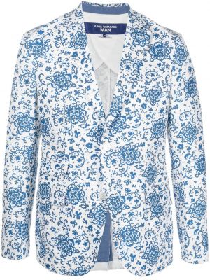 Trykt floral lang blazer Junya Watanabe Man hvit