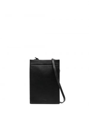 Δερμάτινη τσάντα χιαστί Yu Mei μαύρο