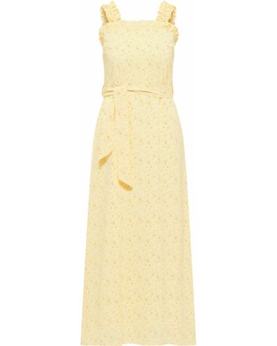 Μάξι φόρεμα Mymo κίτρινο