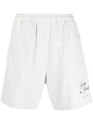 Stjernemønster bermudashorts Sporty & Rich grå