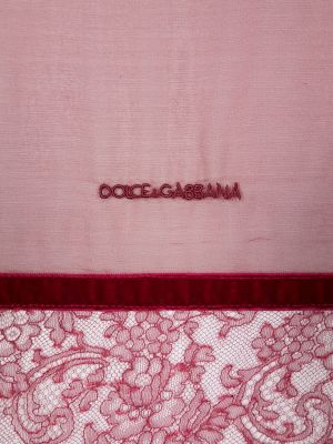 Krajkový průsvitný šál Dolce & Gabbana Pre-owned