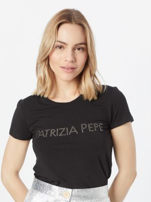 Тениска Patrizia Pepe черно