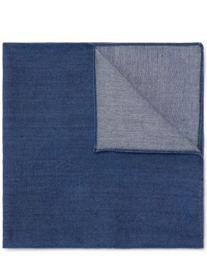 Krawatte aus baumwoll mit taschen Brunello Cucinelli blau