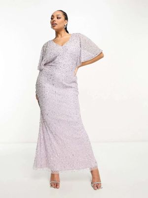 Длинное платье Beauut фиолетовое