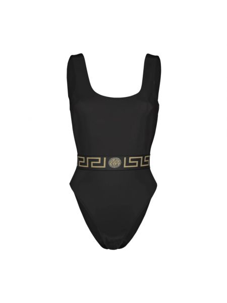 Einteiliger badeanzug mit print Versace schwarz