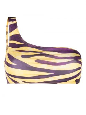 Zebra mintás bikini nyomtatás Roseanna sárga