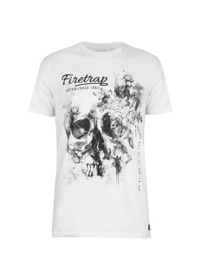 Тениска Firetrap бяло