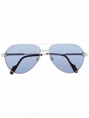 Авиаторы солнцезащитные очки металлические Cartier Eyewear