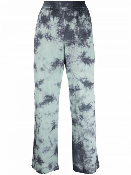 Pantalones bootcut tie dye Mcq verde