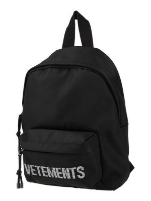 Черный рюкзак Vetements