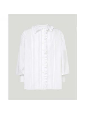 Camisa de algodón Laurence Bras blanco
