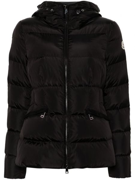 Kapitone ceket Moncler siyah