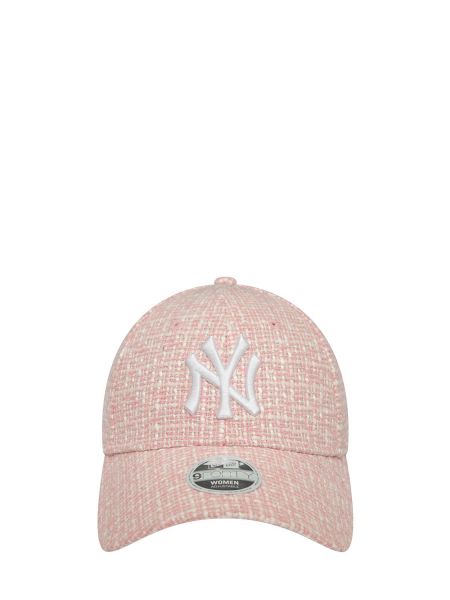 Tvīda cepure New Era rozā
