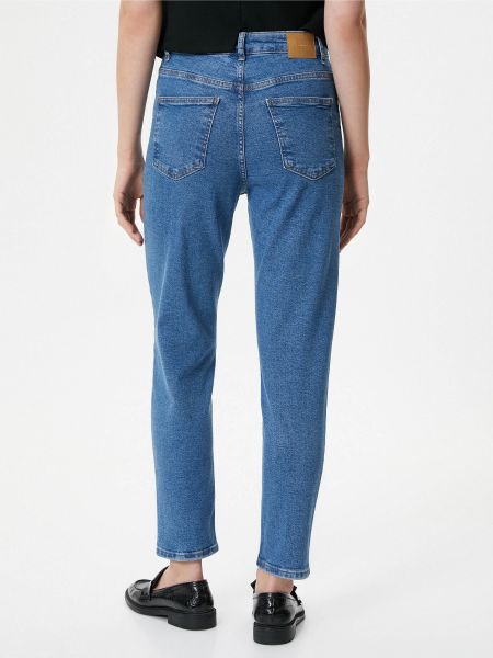 Бавовняні прямі джинси Koton сині