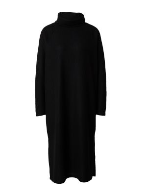 Pletené pletené šaty Soyaconcept čierna