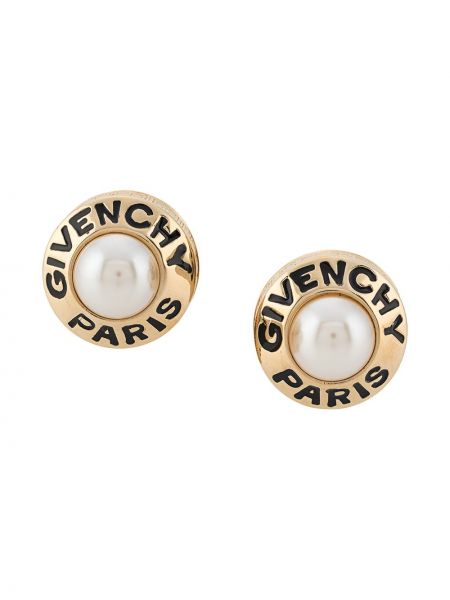 Náušnice Givenchy Pre-owned zlatá