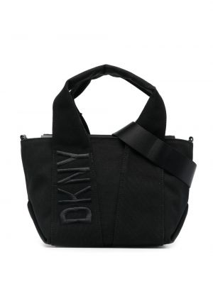 Brodert shoppingbag Dkny svart