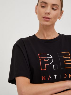 Памучна тениска P.e Nation черно