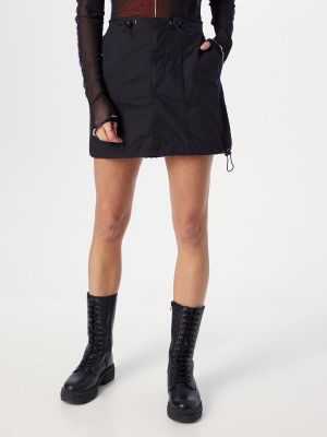 Βαμβακερή φούστα mini Cotton On μαύρο