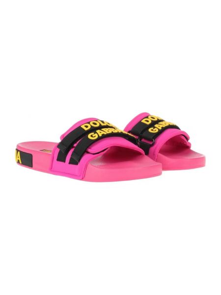 Sandale ohne absatz Dolce & Gabbana pink