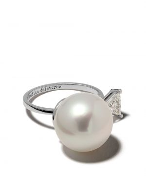 Gyűrű gyöngyökkel Delfina Delettrez
