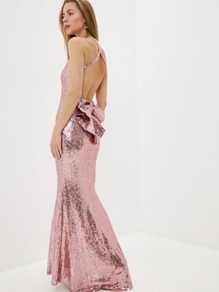 Платье Goddiva, розовое