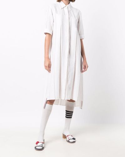 Kleid mit plisseefalten Thom Browne