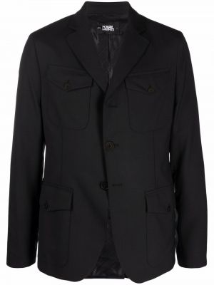 Lang blazer Karl Lagerfeld svart