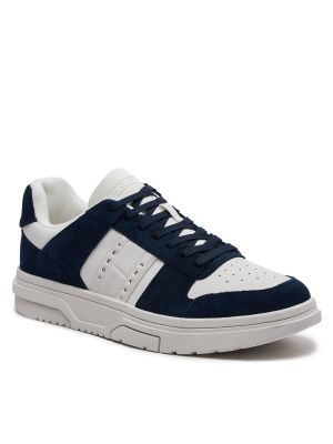 Sneakers σουέντ Tommy Jeans μπλε