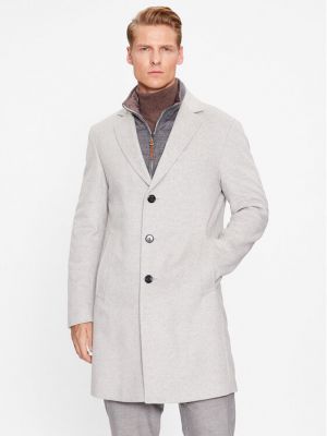 Cappotto di lana Joop! grigio