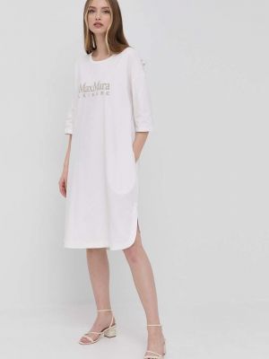 Mini haljina oversized Max Mara Leisure bijela