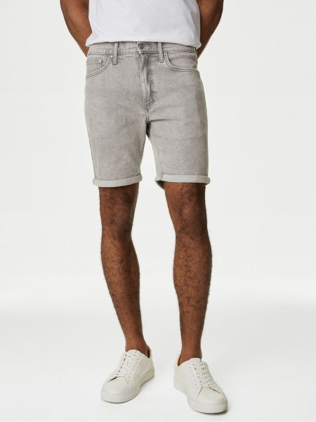 Džínové šortky Marks & Spencer šedé