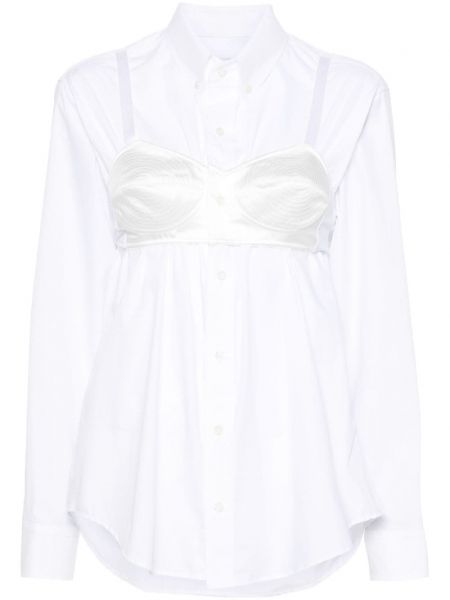 Βαμβακερό πουκάμισο Vaquera λευκό