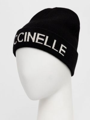 Чорна шапка Coccinelle