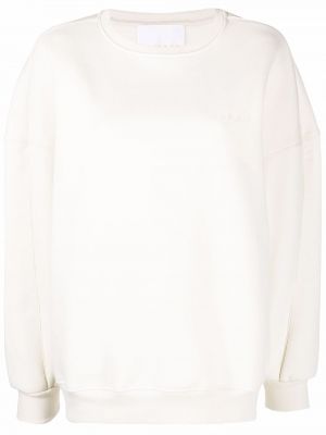 Brodert sweatshirt Remain hvit