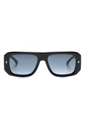 Okulary przeciwsłoneczne z nadrukiem Dsquared2 Eyewear czarne