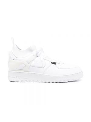 Sneakersy skórzane Nike Air Force 1 białe