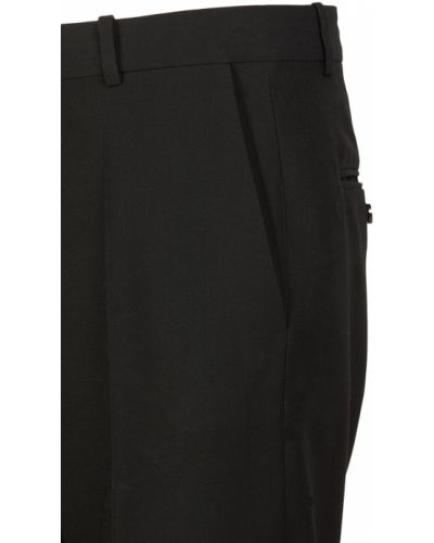 Spodnie wełniane Loewe czarne
