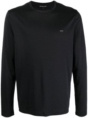 Bluza bawełniana z nadrukiem Michael Kors Collection czarna