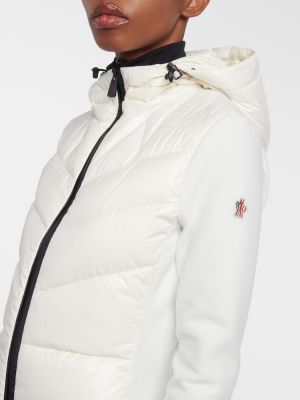 Péřová lyžařská bunda Moncler Grenoble bílá