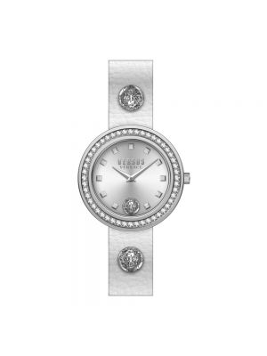 Zegarek skórzany Versus Versace biały
