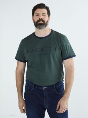 Camiseta con bordado manga corta Hackett