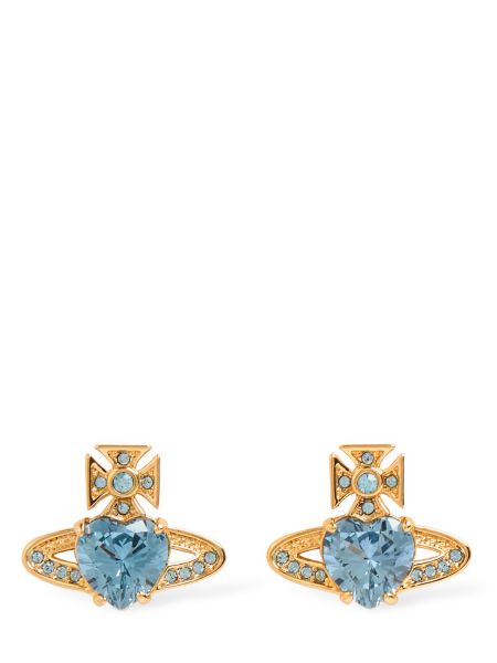 Cercei de cristal Vivienne Westwood auriu