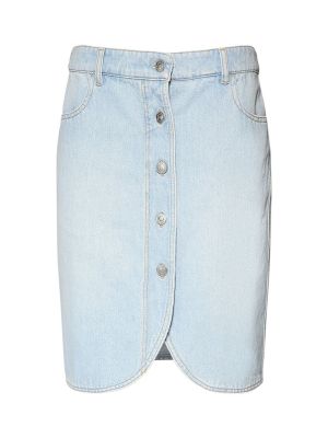 Bavlnená džínsová sukňa Isabel Marant